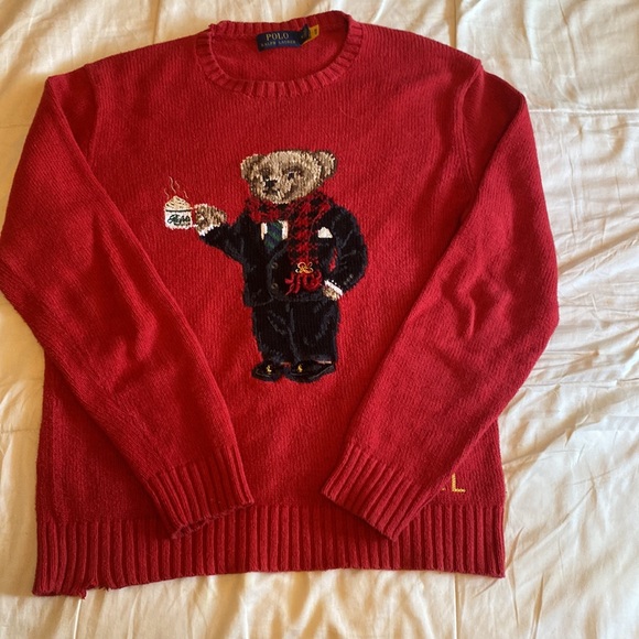 Ralph Lauren Knitted Bear Sweater - Picture 5 of 5